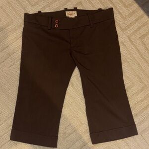 Frankie B Plum Long Shorts